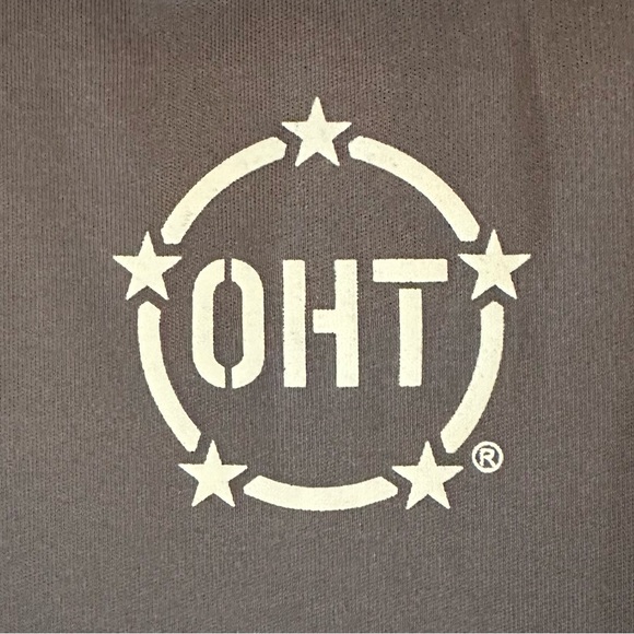 Michigan Colosseum OHT Military Appreciation Lightweight Quarter-Zip Pullover, L - Picture 5 of 5